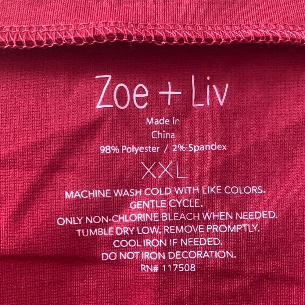 Zoe + Liv Burgundy Mini Skirt - Picture 6 of 6